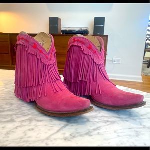 Junk Gypsy by Lane Electric Pink spitfire cowboy/cowgirl boots